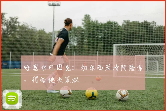 哈塞尔巴因克：切尔西若请阿隆索，得给他决策权